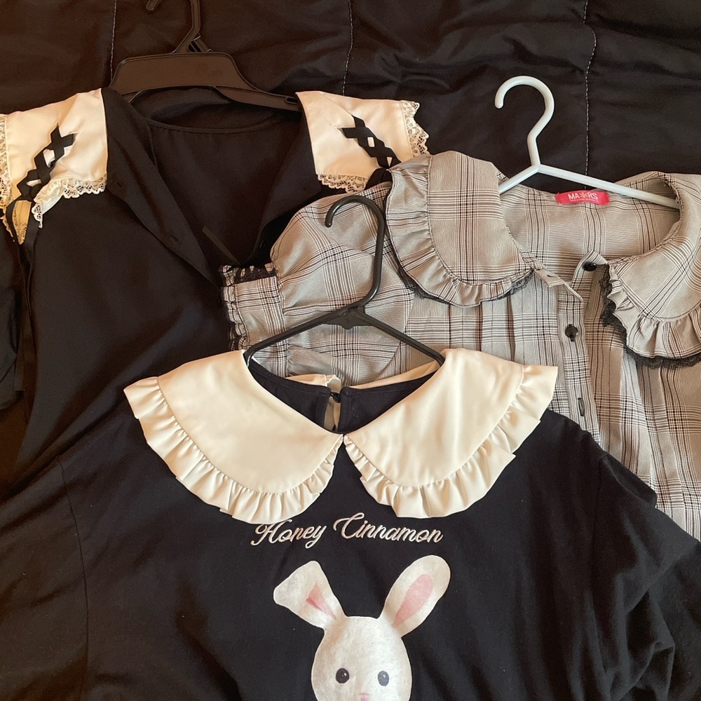 (6) Jirai kei Ryousangata blouses bulk sale
